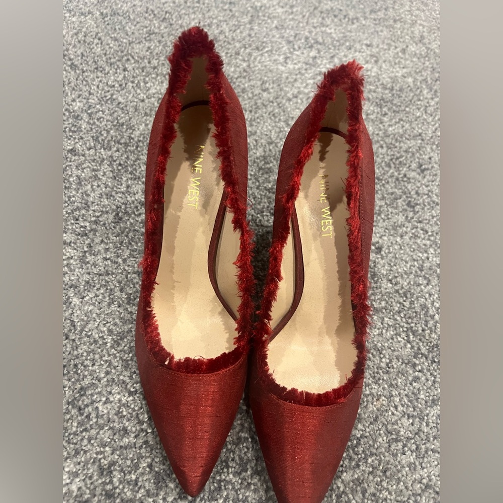 Nine West Red Women's Shoes Worn Once